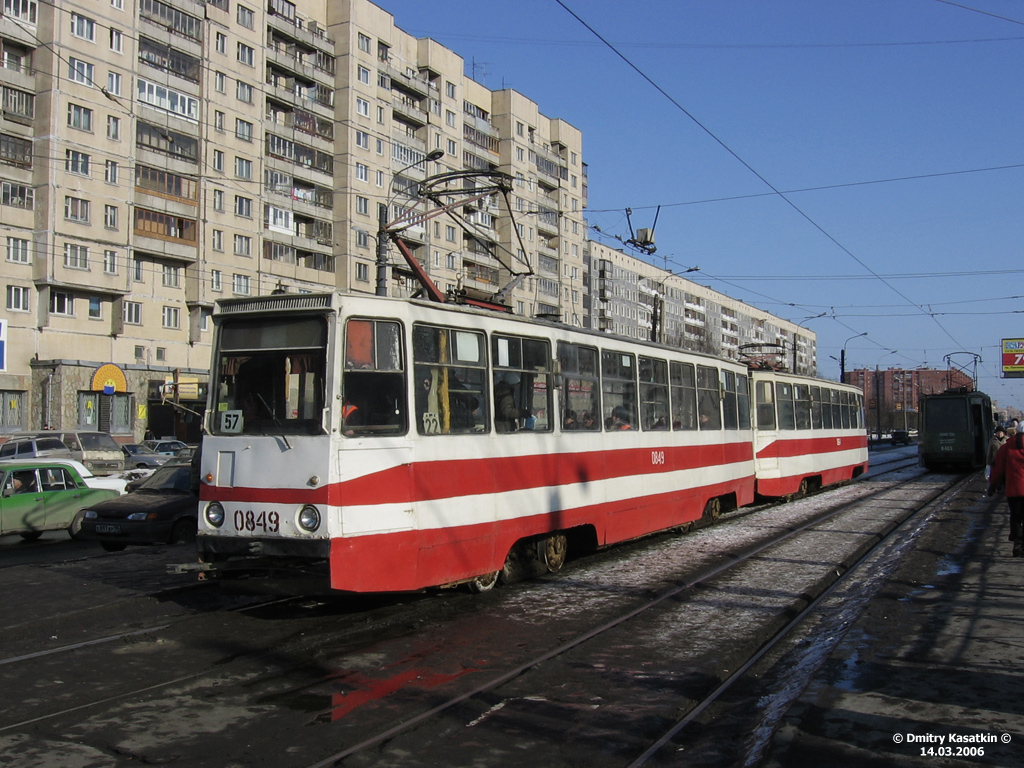 Санкт-Петербург, 71-605 (КТМ-5М3) № 0849