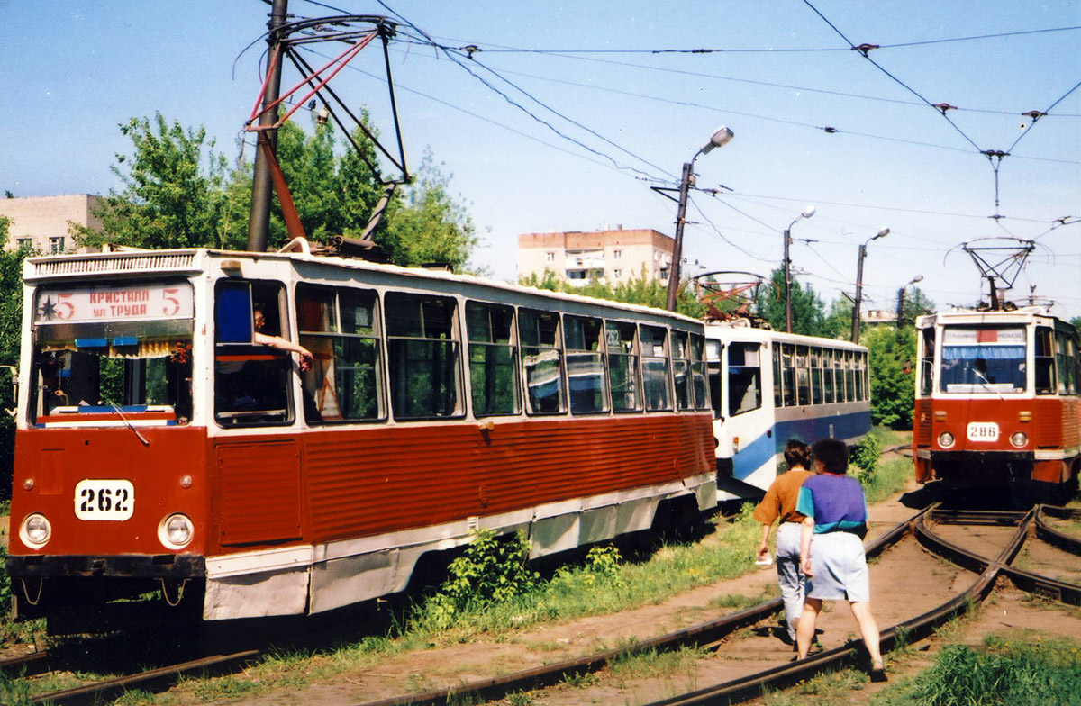 Omsk, 71-605 (KTM-5M3) № 262; Omsk, 71-605A № 286