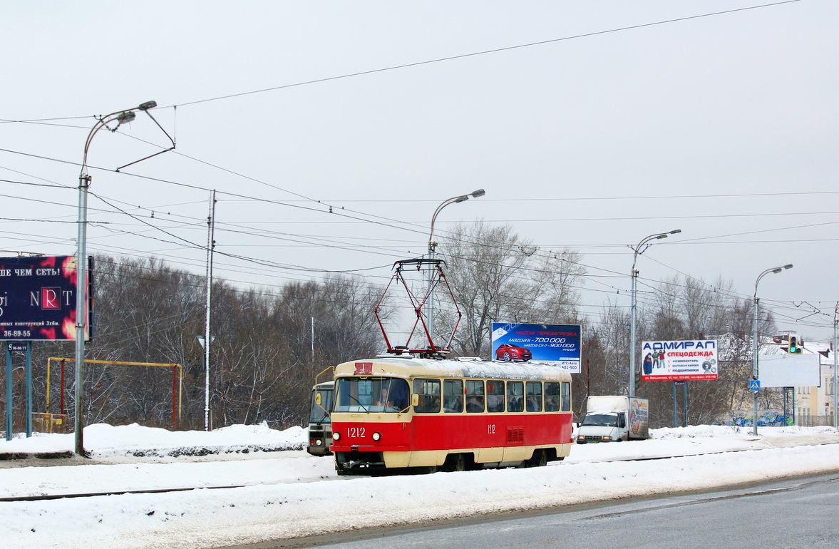 Іжэўск, Tatra T3SU (двухдверная) № 1212
