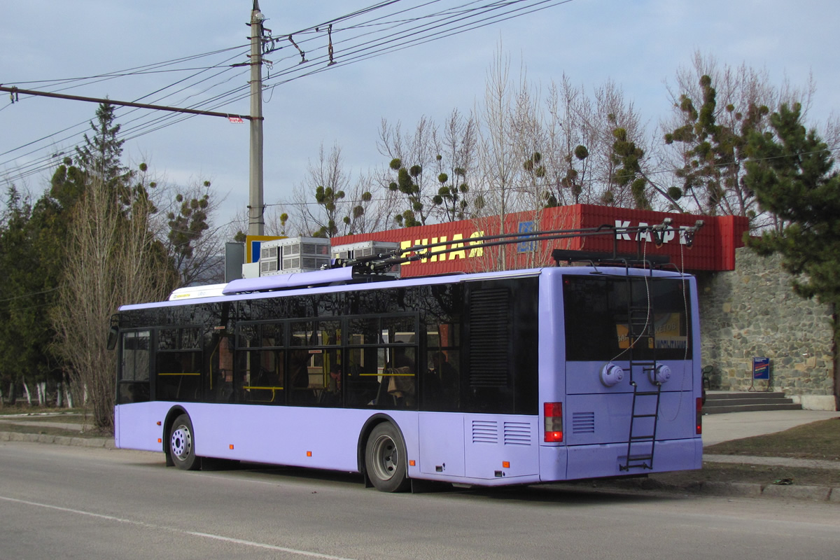 Doneckas, LAZ E183A1 nr. 1533; Krymo troleibusai — Tests of trolleybus  Е183А1 on a route Simferopol — Alushta