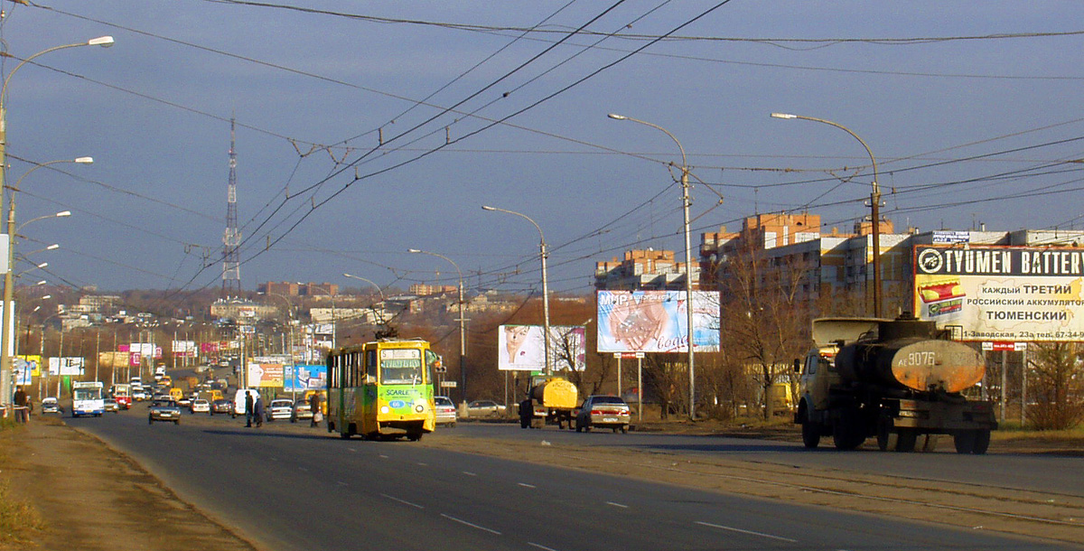 Омск, 71-605 (КТМ-5М3) № 66; Омск — Трамвайные линии — Левобережье / 10-й маршрут (демонтировано)
