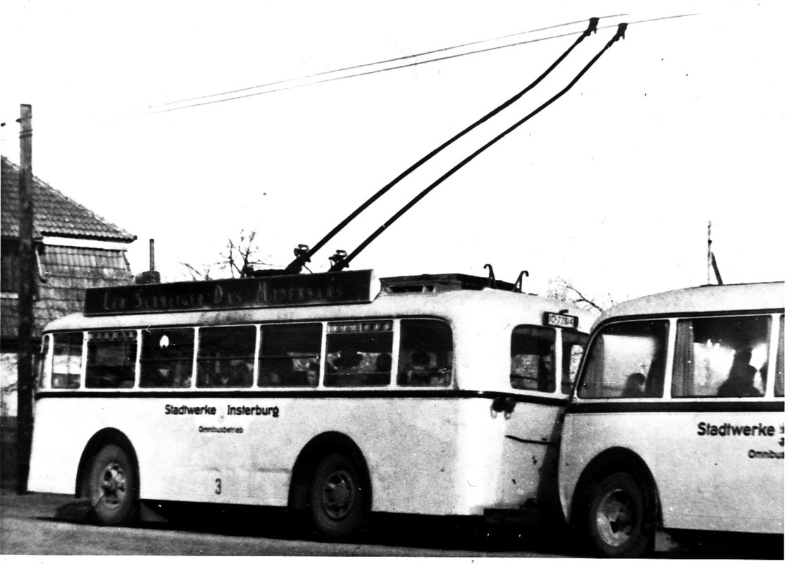 Инстербург, Mercedes/AEG № 3; Инстербург — Инстербургский троллейбус