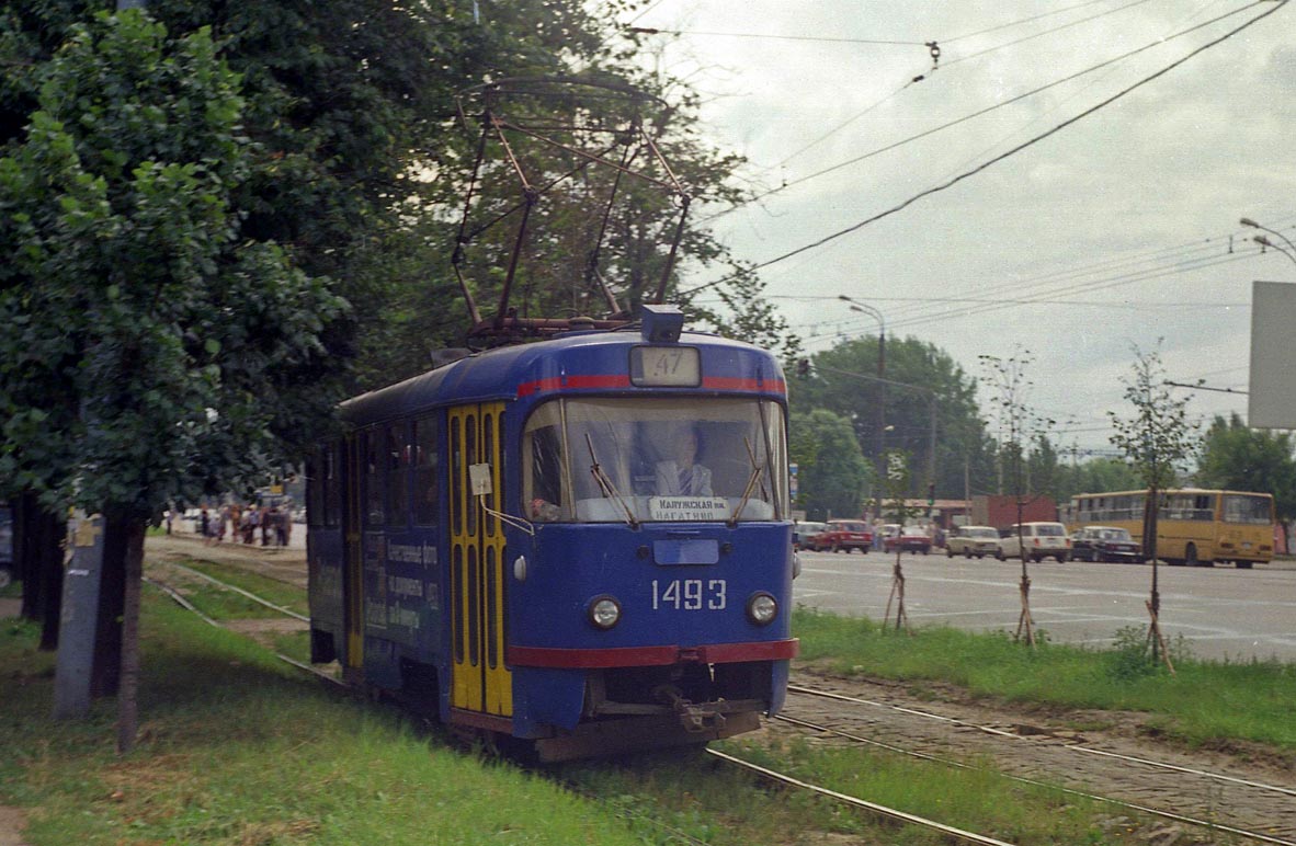Moszkva, Tatra T3SU — 1493