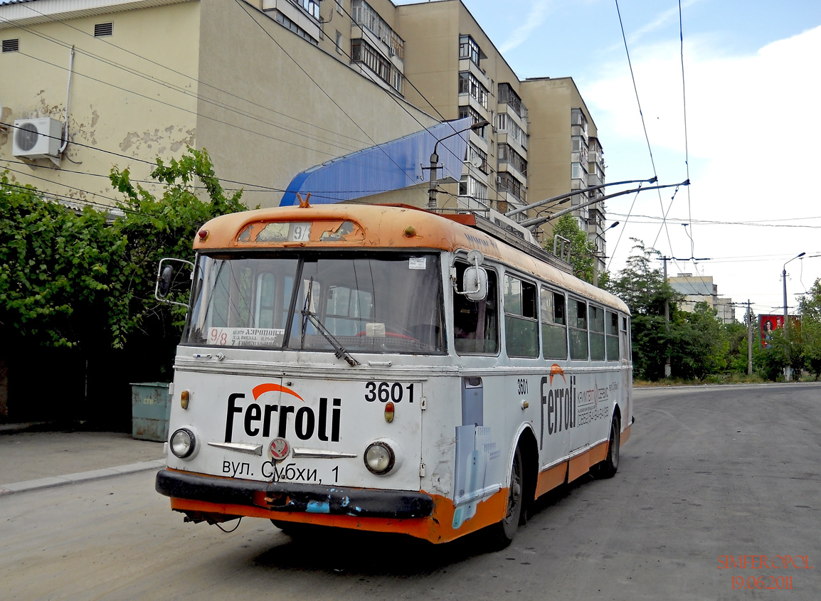 Crimean trolleybus, Škoda 9Tr24 # 3601