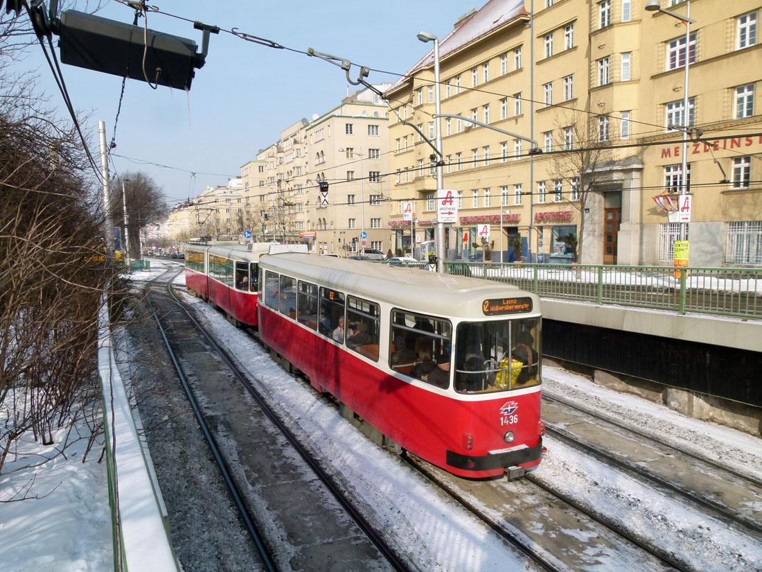Вена, Bombardier Type c5 № 1436; Вена — Подземный трамвай — USTRABA (Unterpflasterstrassenbahn)