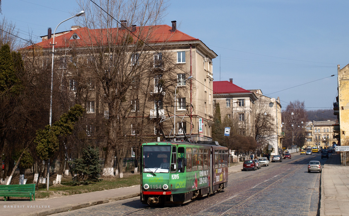 Lviv, Tatra KT4D # 1154