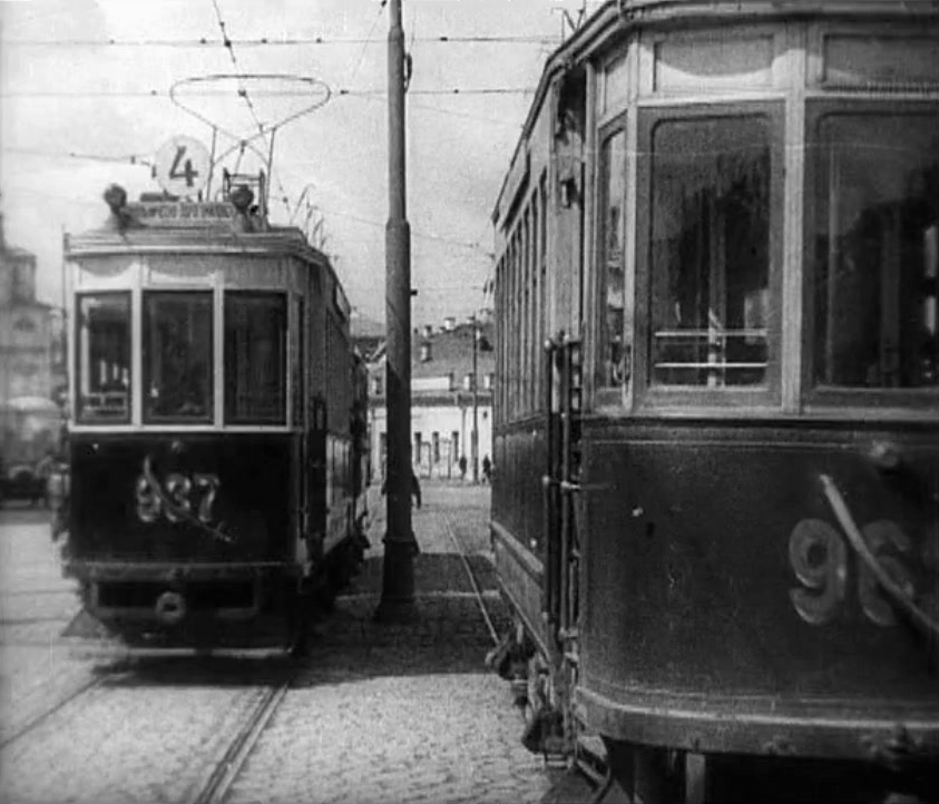 Moskwa, BF Nr 937; Moskwa, BF Nr 963; Moskwa — Moscow tram in the movies