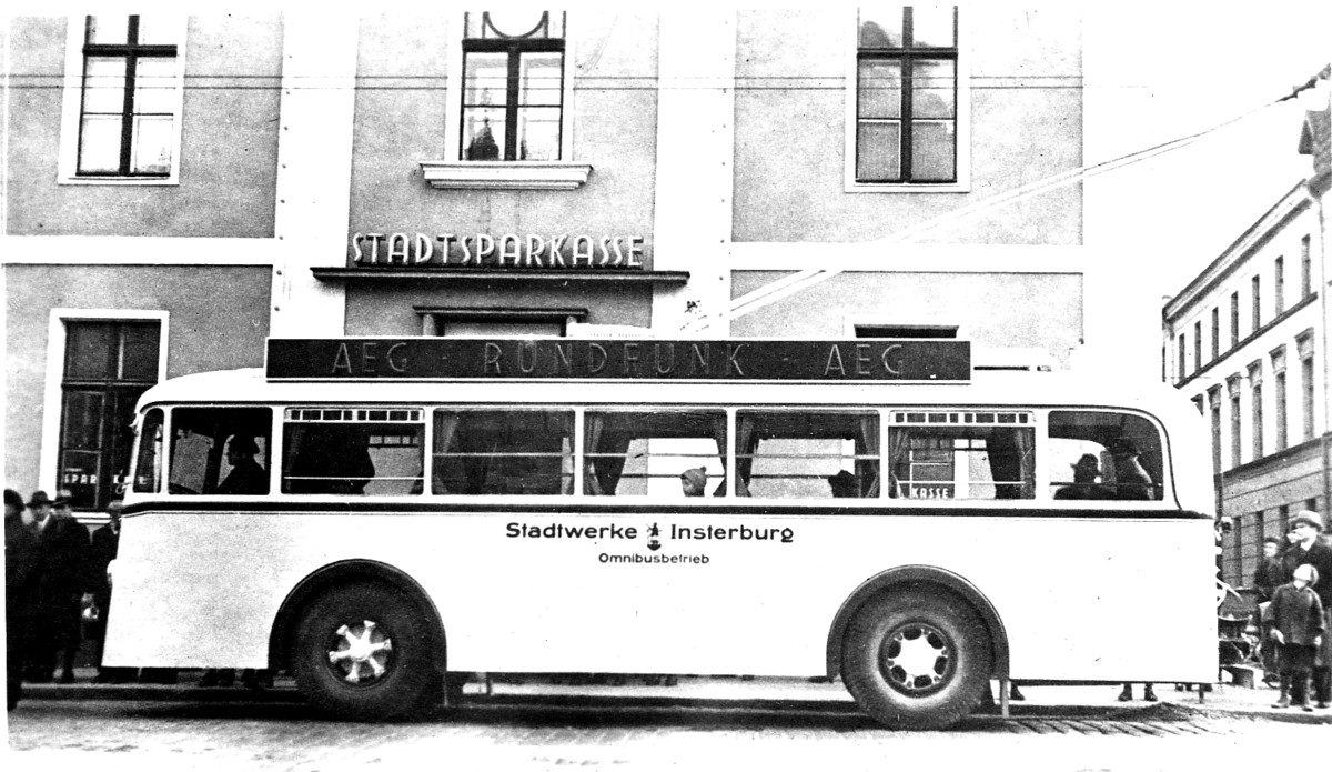 Инстербург — Инстербургский троллейбус