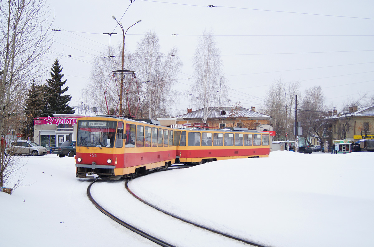 Екатеринбург, Tatra T6B5SU № 756