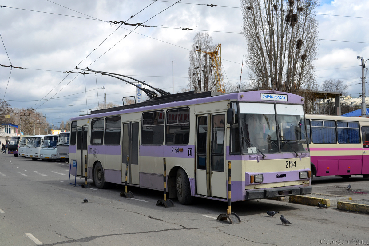 Crimean trolleybus, Škoda 14Tr11/6 # 2154