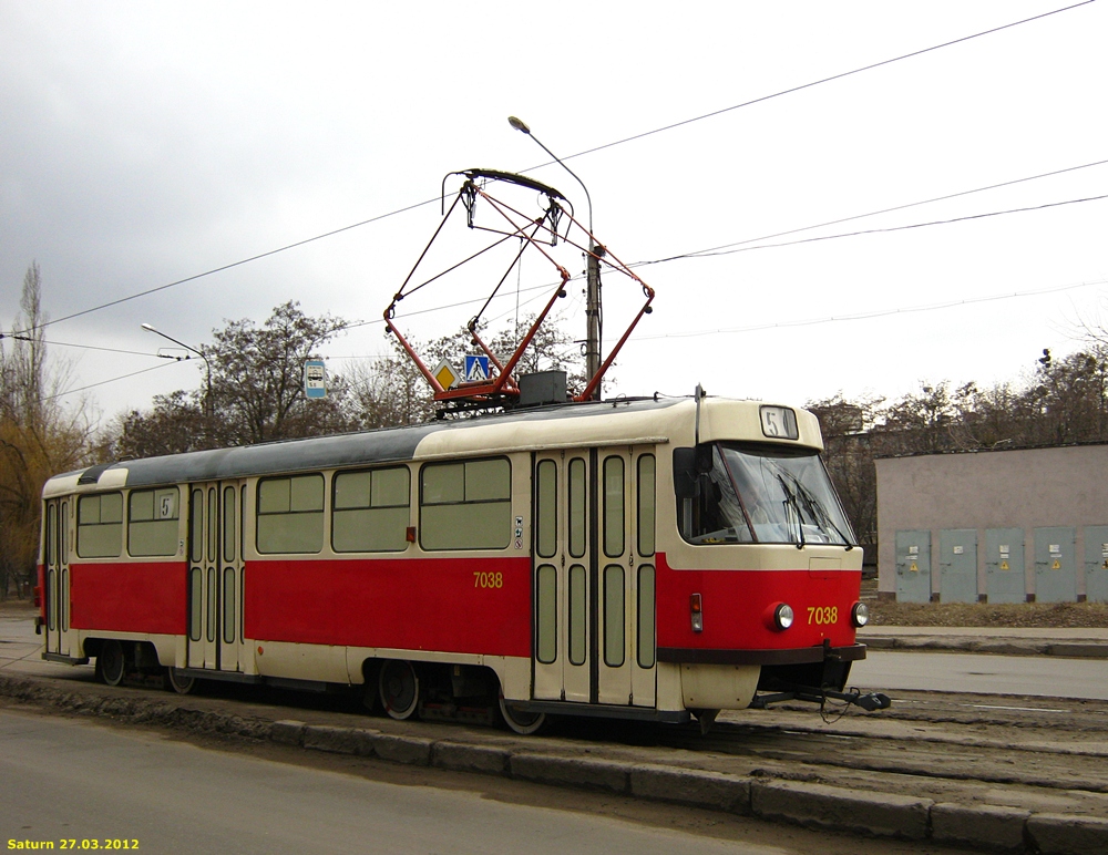 Харьков, Tatra T3SUCS № 7038