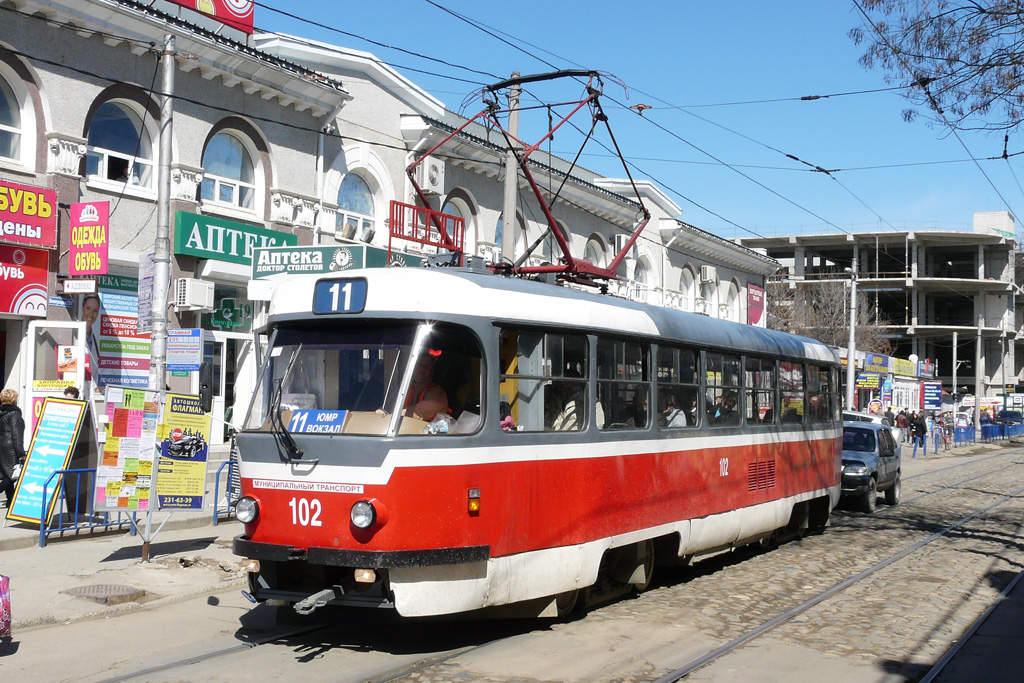Краснодар, Tatra T3SU № 102