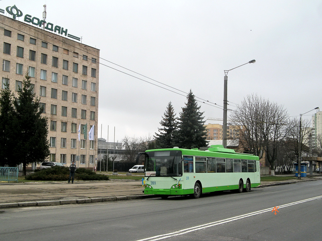 Lutsk, Bogdan E231 nr. 209; Lutsk — Trip by Lutsk -2012 (07.04.2012)