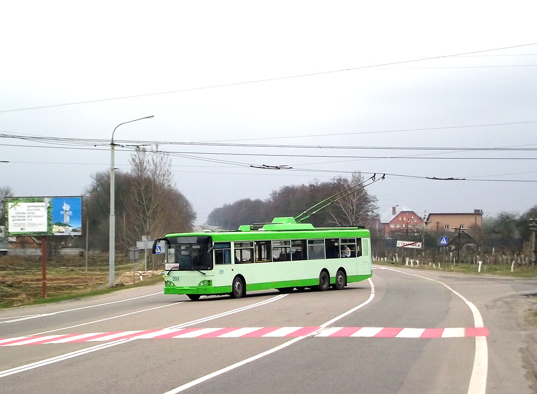 Lutsk, Bogdan E231 č. 209; Lutsk — Trip by Lutsk -2012 (07.04.2012)