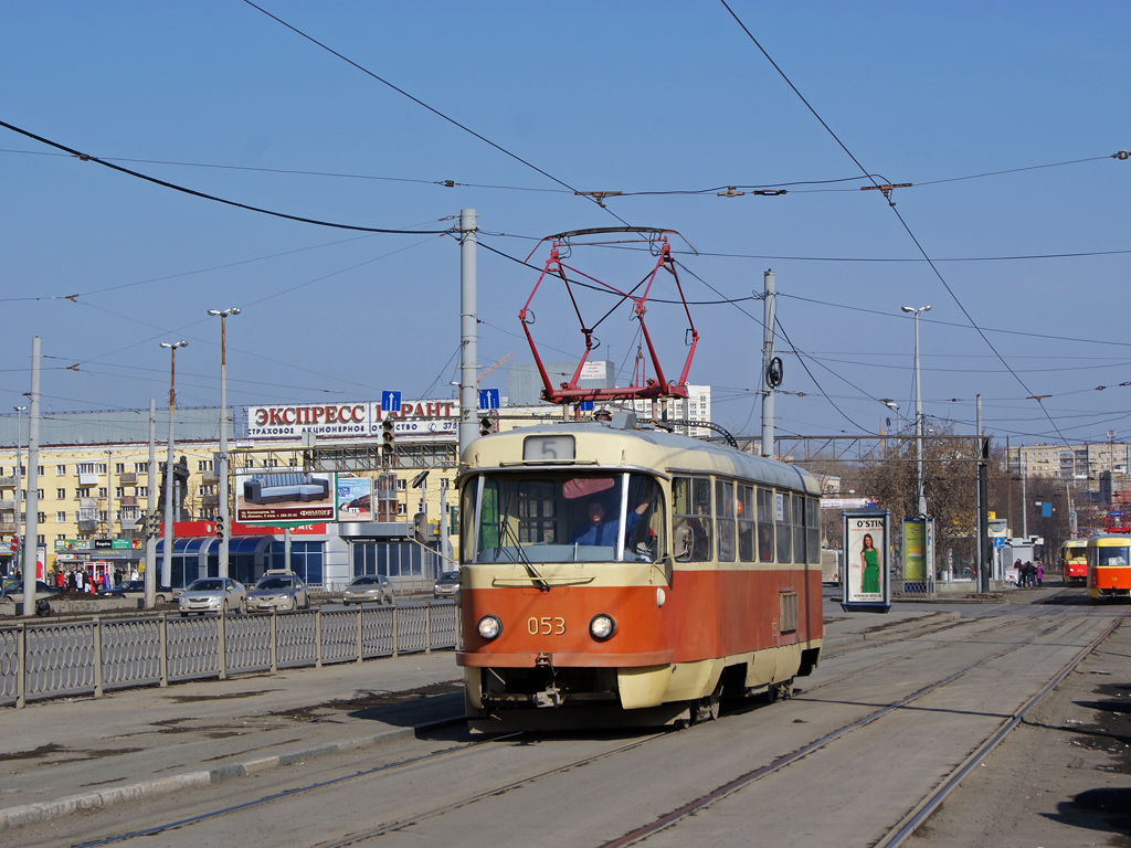 Jekaterinburga, Tatra T3SU (2-door) № 053