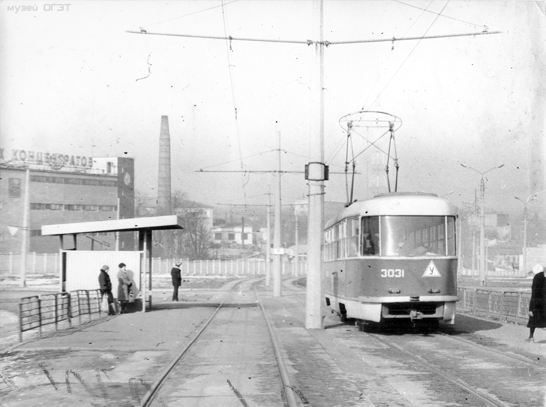 奧德薩, Tatra T3SU (2-door) # 3031; 奧德薩 — Old Photos: Tramway; 奧德薩 — Removed Tramway Lines