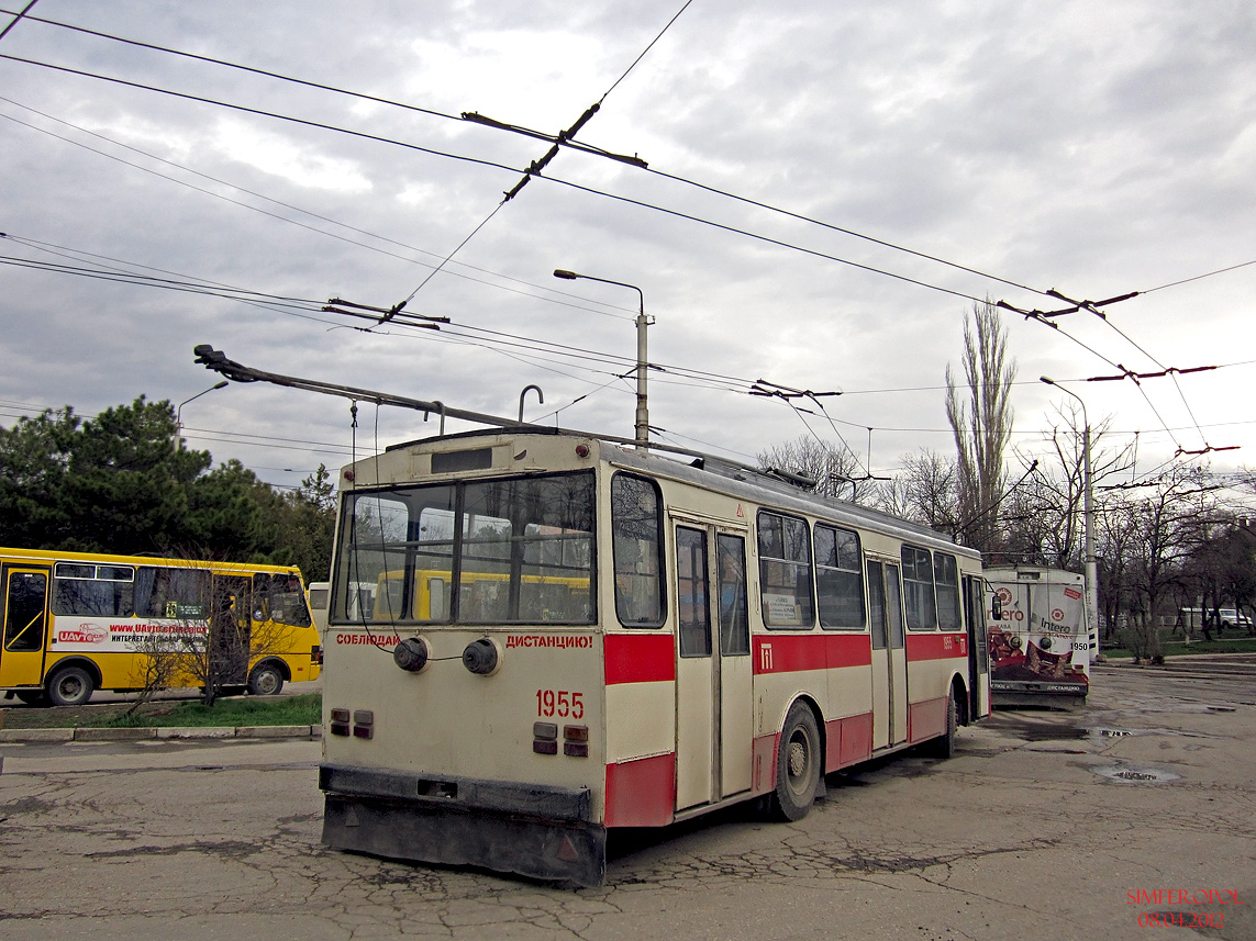 Crimean trolleybus, Škoda 14Tr06 № 1955