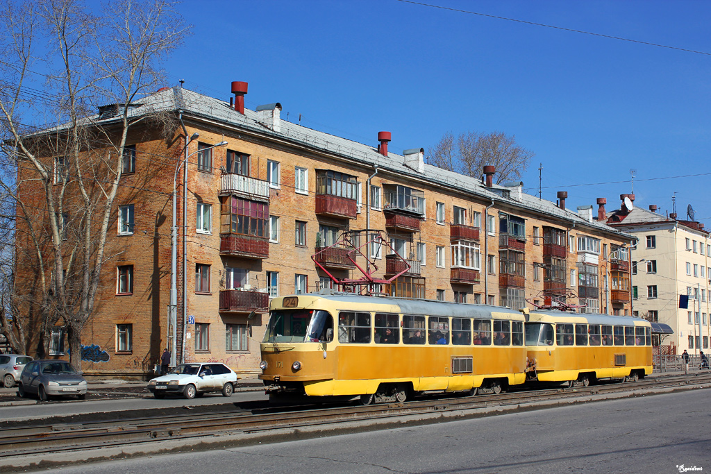 Yekaterinburg, Tatra T3SU # 171; Yekaterinburg, Tatra T3SU # 172