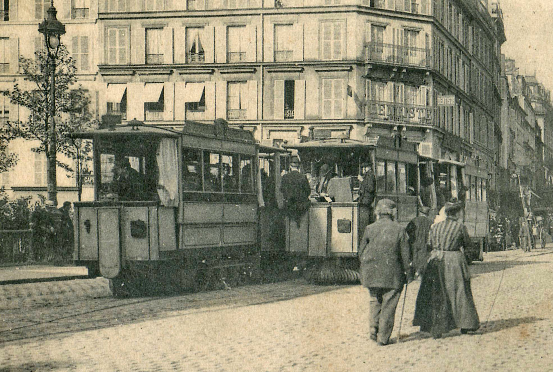 Большой Париж -  Версаль -  Ивелин — Линия канатного трамвая на холм Бельвиль (1891–1924)