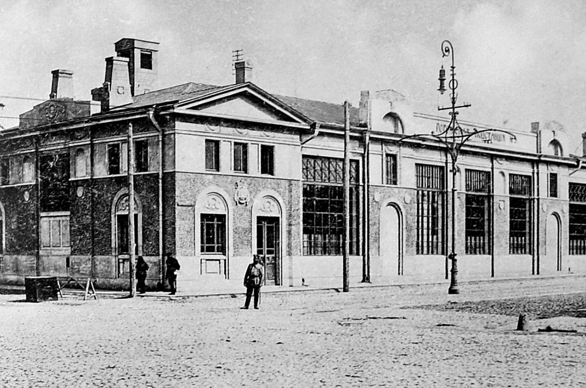 Moscow — Electric power service — Traction electric station; Moscow — Historical photos — Electric tramway (1898-1920)