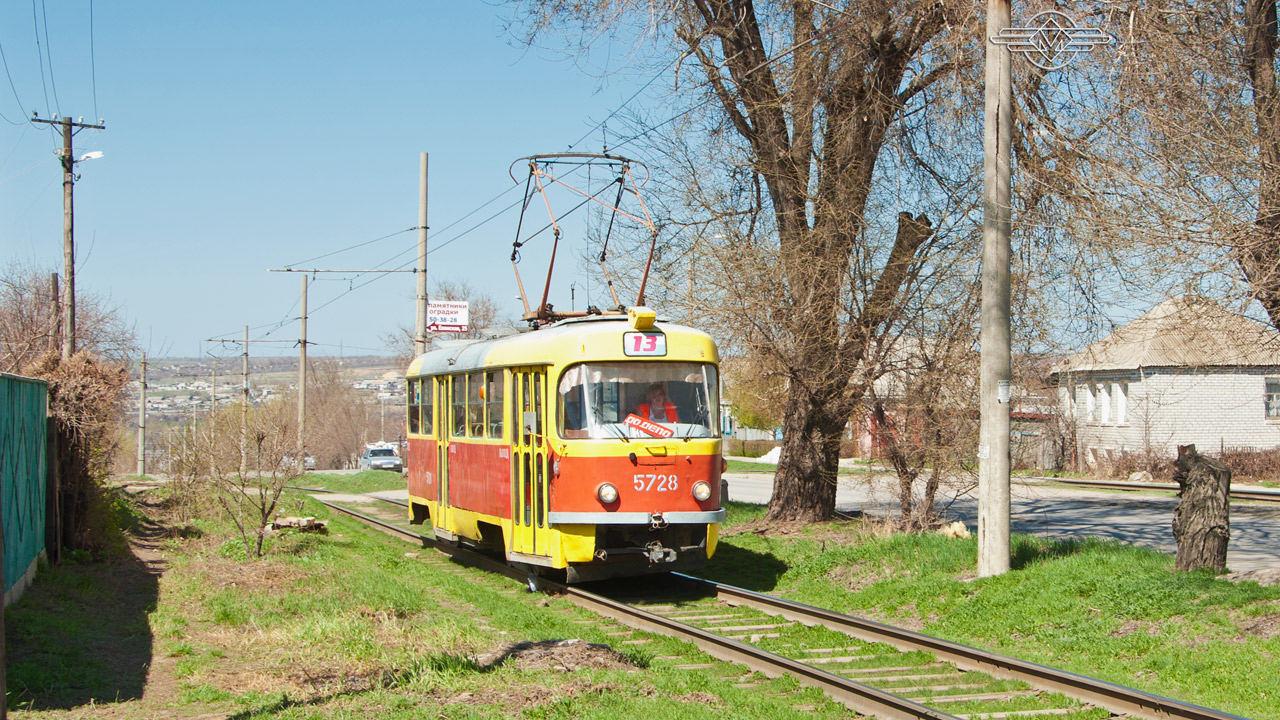 Волгоград, Tatra T3SU № 5728