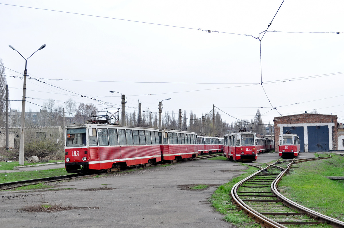 Авдеевка, 71-605 (КТМ-5М3) № 061; Авдеевка — Трамвайный парк