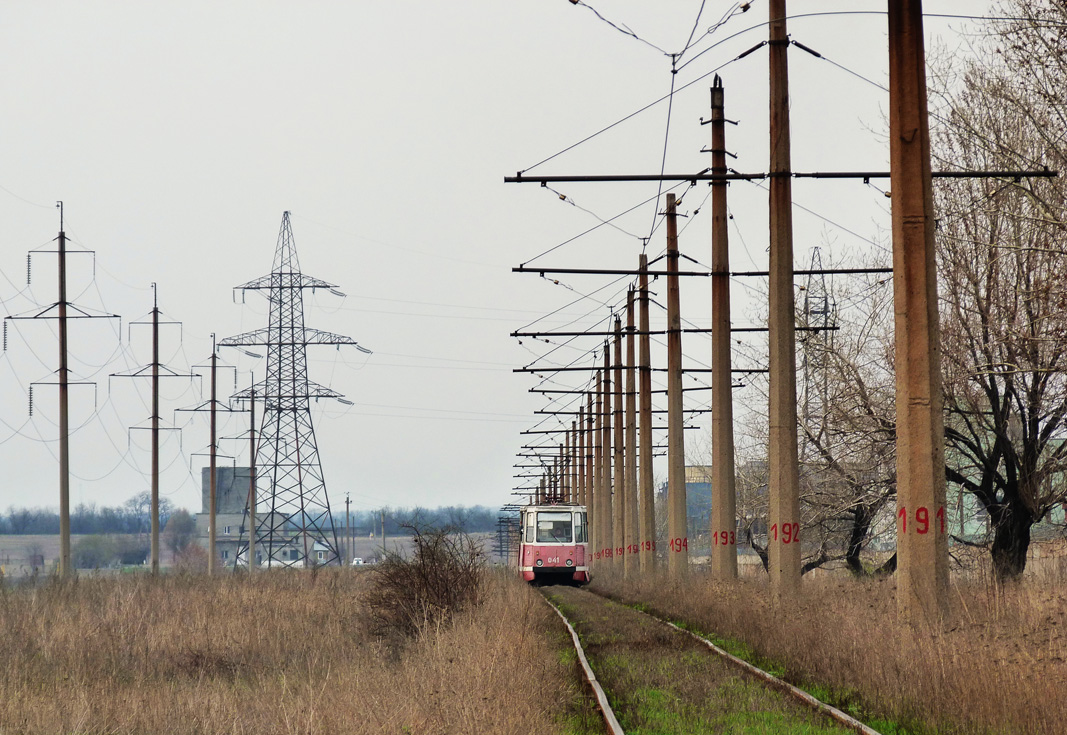 Avdiivka, 71-605 (KTM-5M3) № 041; Avdiivka — Lines and Infrastructure