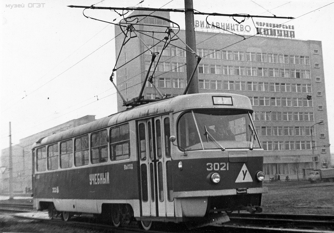 Odesa, Tatra T3SU (2-door) № 3021