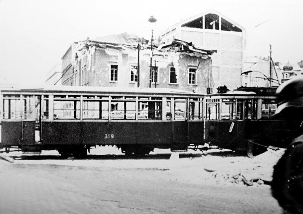 Sofia, Breda-DTO trailer car Nr 359; Sofia — Historical — Тramway photos (1945–1989); Sofia — Tram transport during the Second World War (1943–1944)