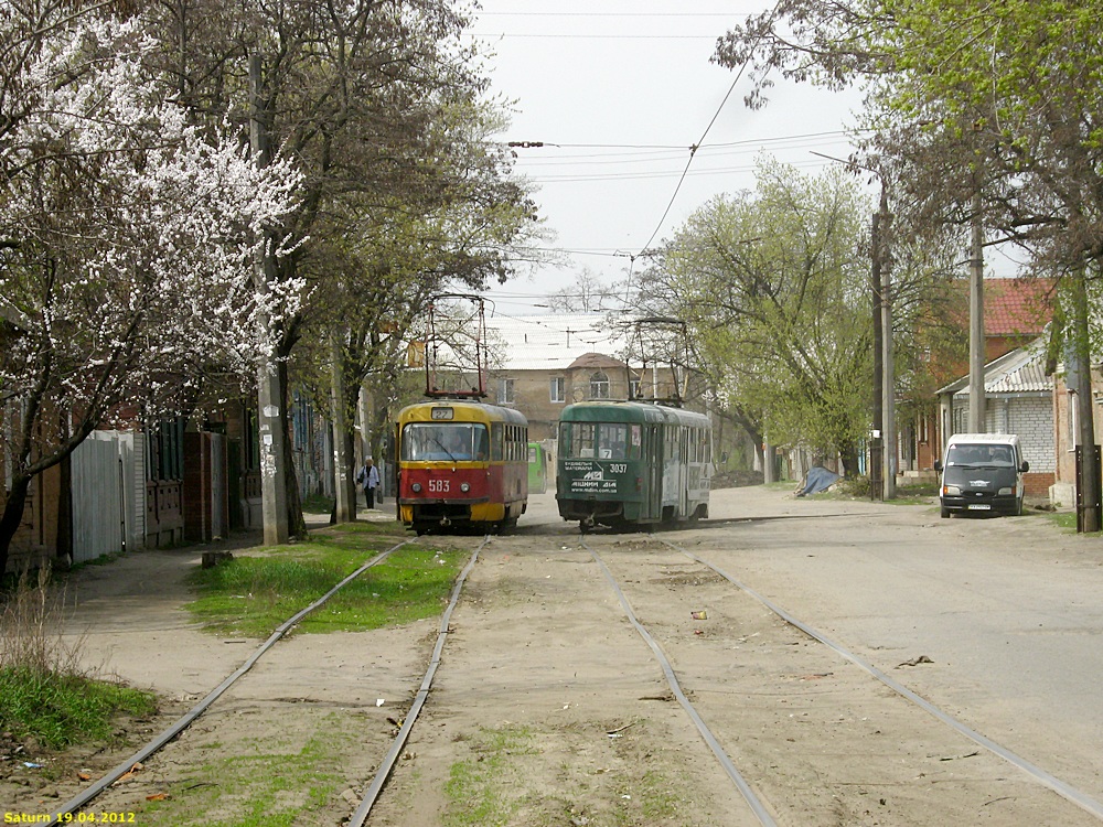 Harkova, Tatra T3SU # 583; Harkova, Tatra T3SU # 3037; Harkova — Miscellaneous photos