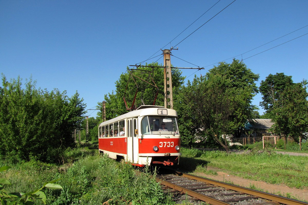 Донецк, Tatra T3SU (двухдверная) № 3733