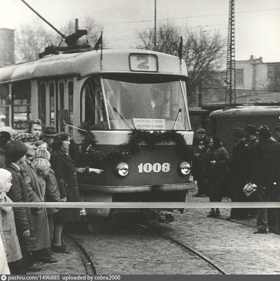 Рига, Tatra T3SU (двухдверная) № 1008