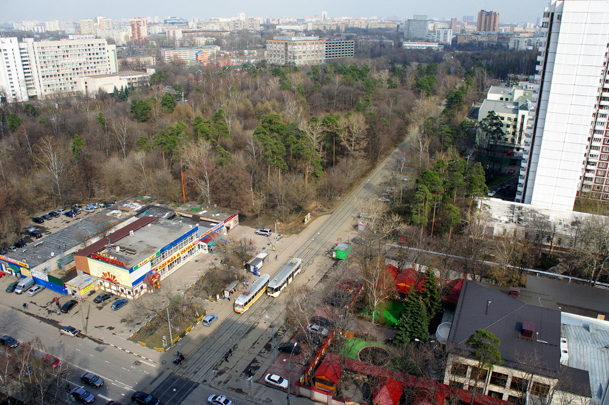 Moscow — Tram lines: [3] Strogino network — North-West