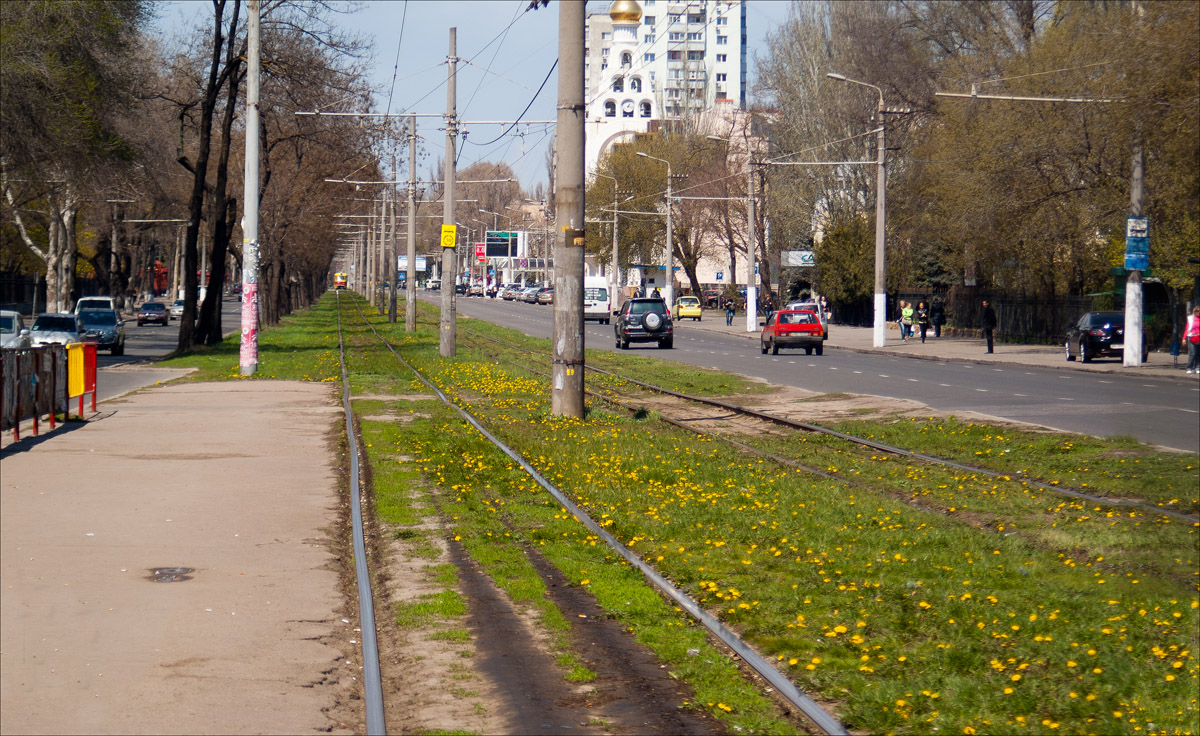 Одесса — Трамвайные линии; Одесса — Трамвайные линии: Большой Фонтан