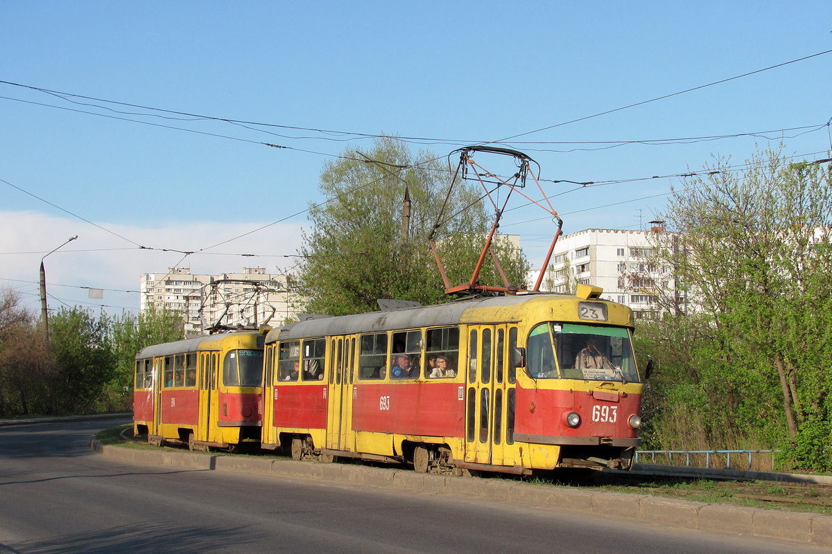 Харьков, Tatra T3SU № 693