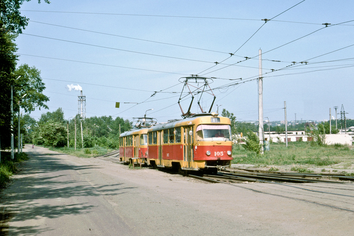 Kursk, Tatra T3SU Nr 105; Kursk — Historical Photos; Kursk — Kursk Electric Transit Museum