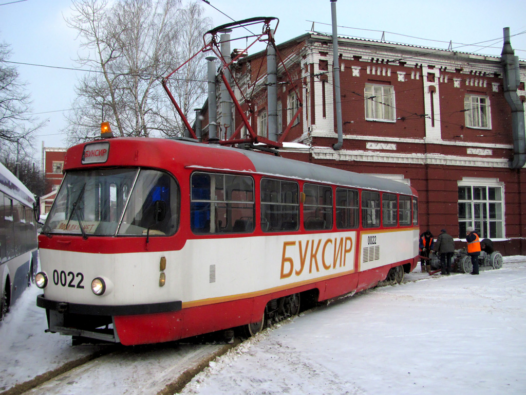 Москва, Tatra T3SU № 0022; Москва — Сокольнический вагоноремонтно-строительный завод (СВАРЗ)