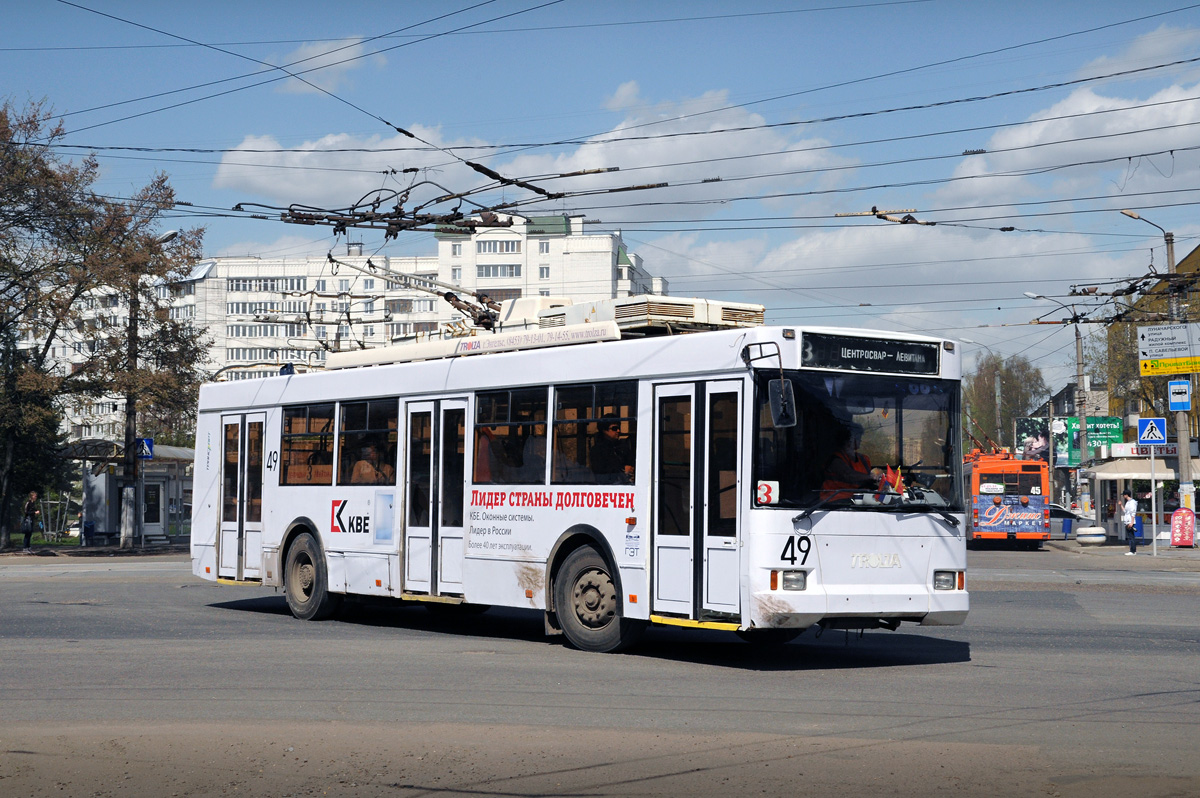 Tver, Trolza-5275.05 “Optima” č. 49; Tver — Trolleybus lines: Zavolzhsky District