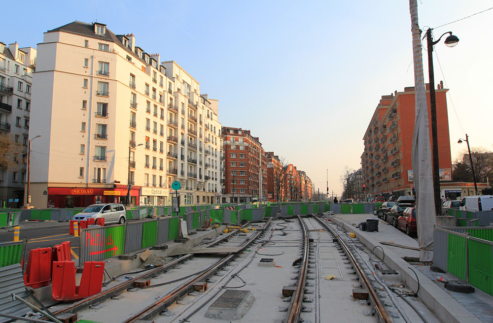 Париж - Версай - Ивелин — Строительство новых трамвайных линий
