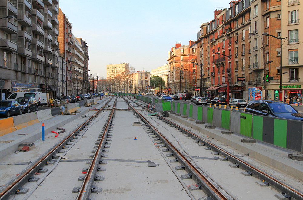 Париж -  Версаль -  Ивелин — Строительство новых трамвайных линий