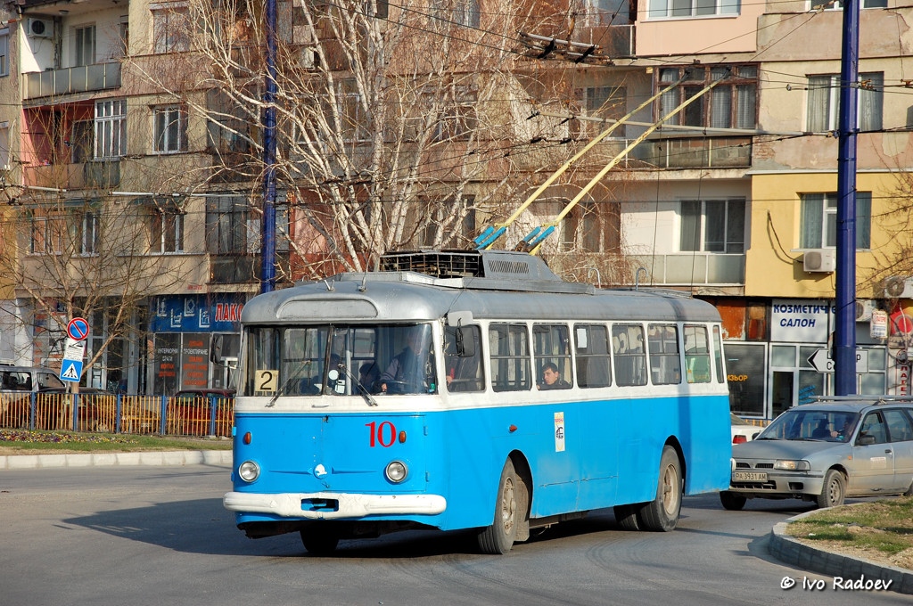 Pazardzhik, Škoda 9TrHT28 nr. 10; Pazardzhik — Trolleybuses Škoda 9Tr