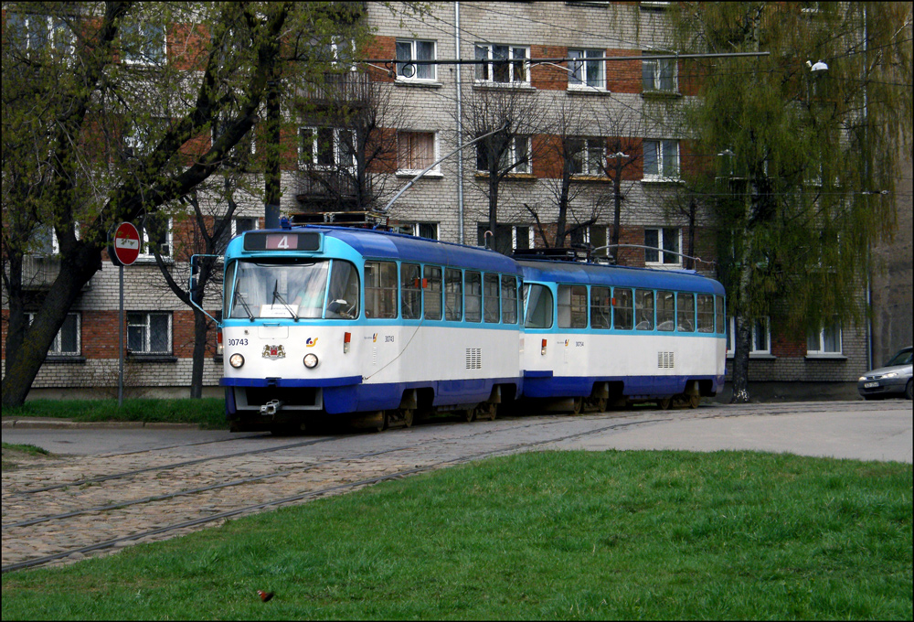 Riga, Tatra T3A Nr. 30743