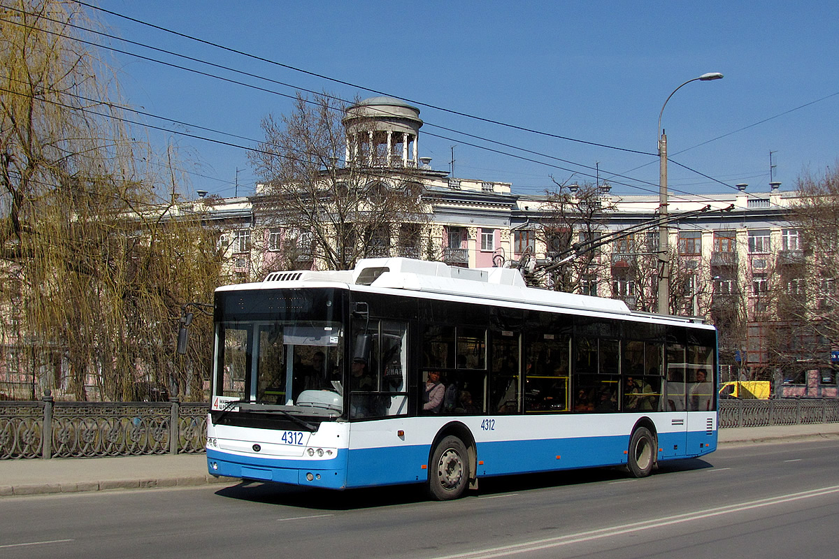 Crimean trolleybus, Bogdan T70110 # 4312
