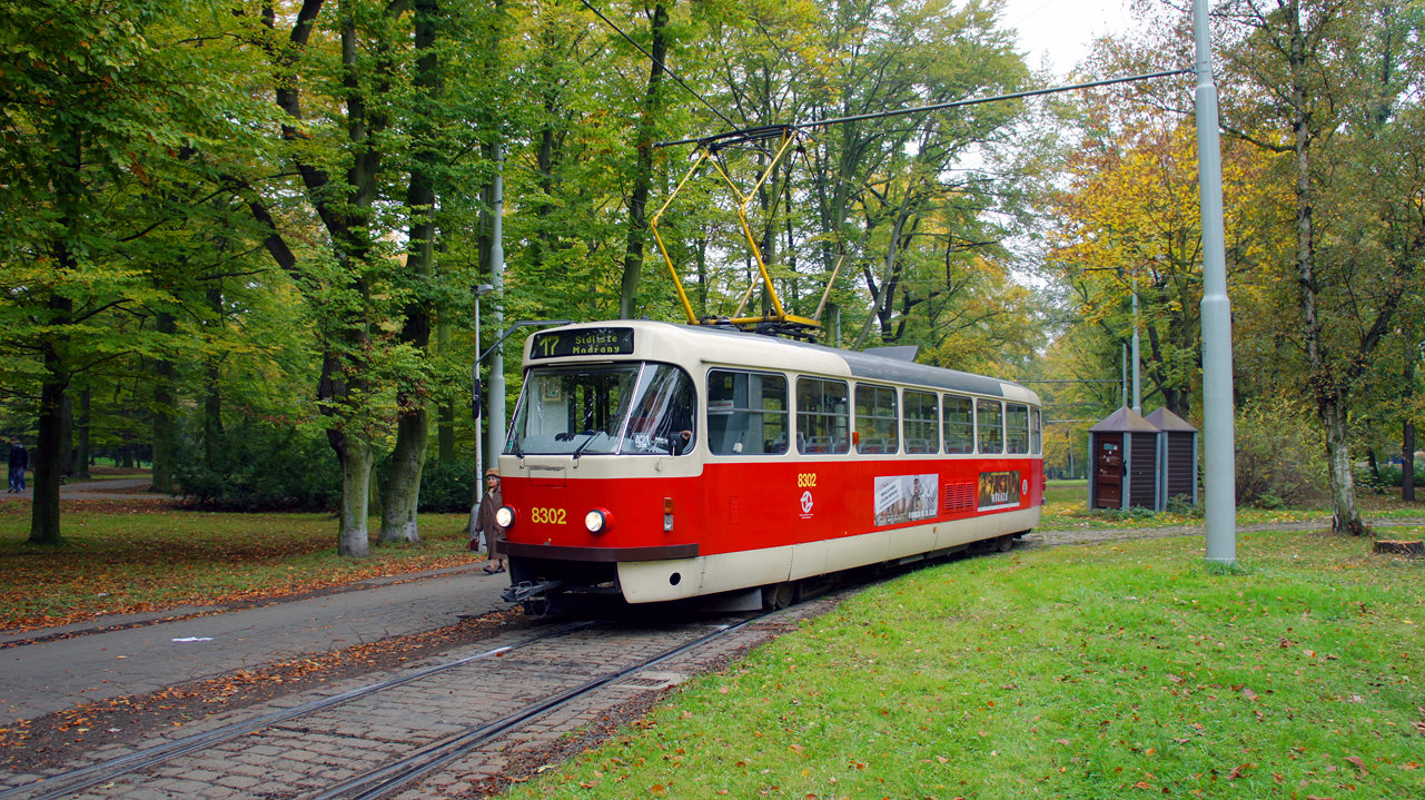 Praha, Tatra T3R.P č. 8302; Praha — Terminus stations