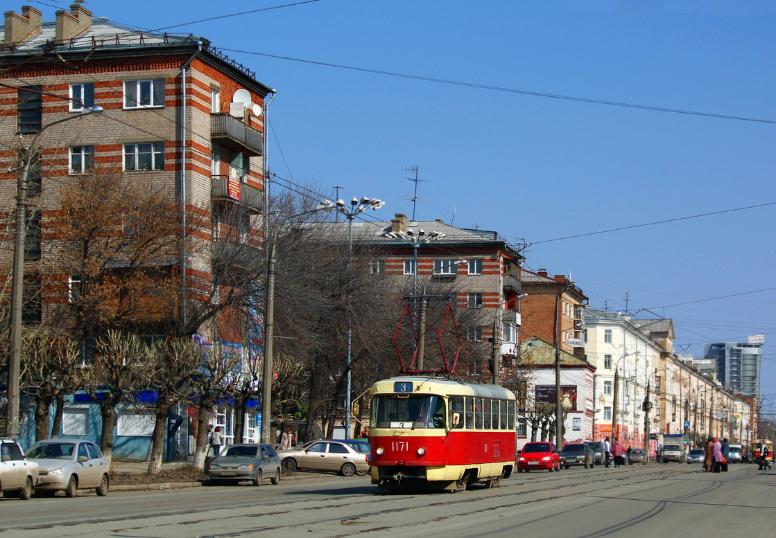 Iževska, Tatra T3SU (2-door) № 1171