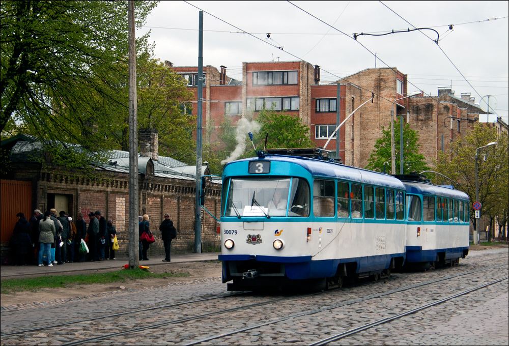 Riga, Tatra T3A N°. 30079