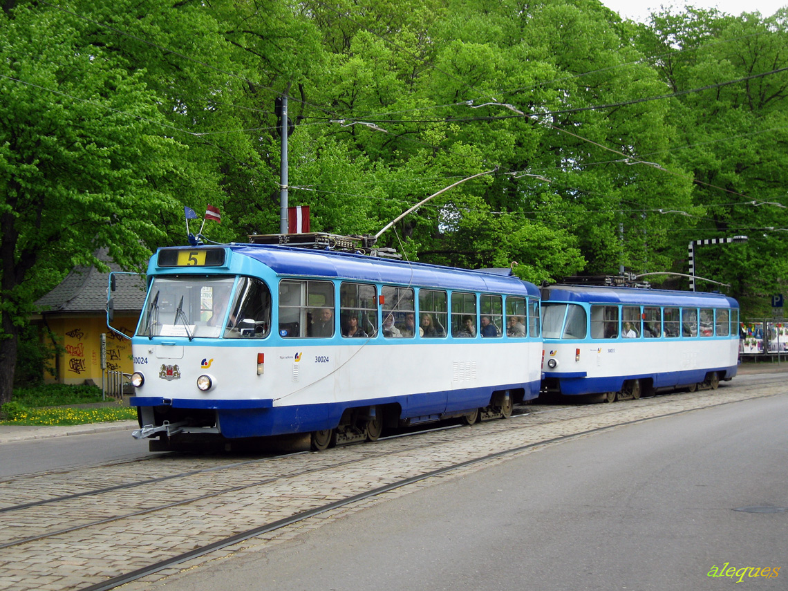 Riga, Tatra T3A — 30024