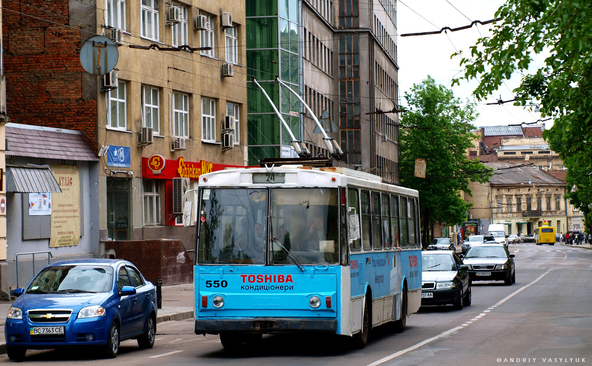 Lviv, Škoda 14Tr89/6 # 550