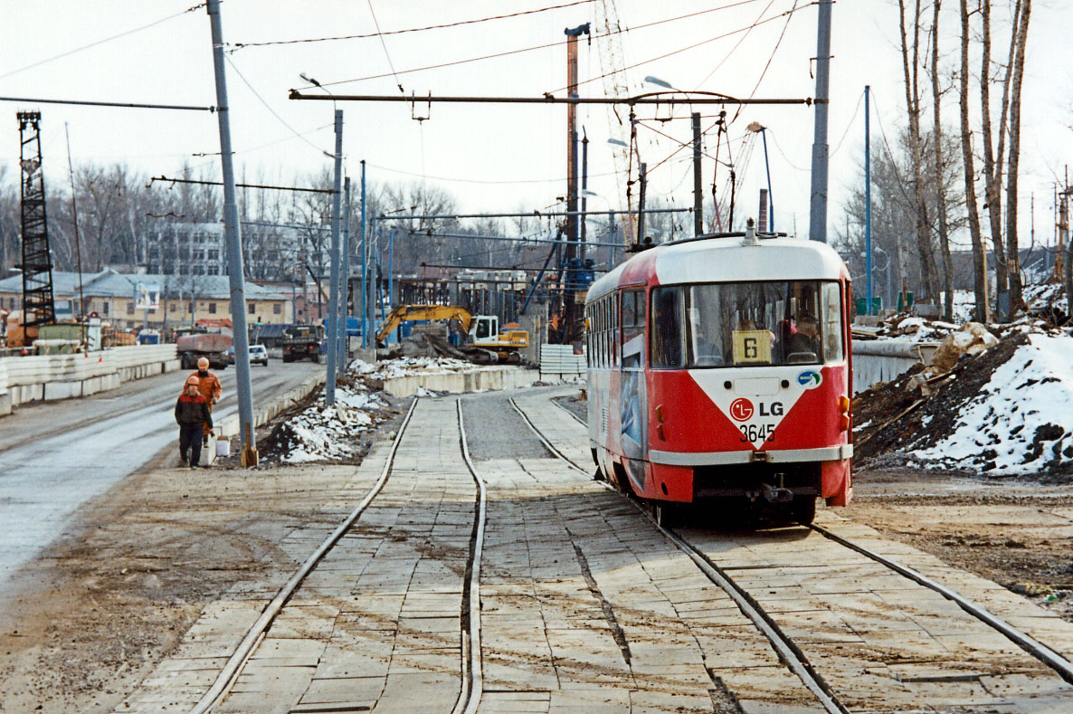 Москва, Tatra T3SU № 3645
