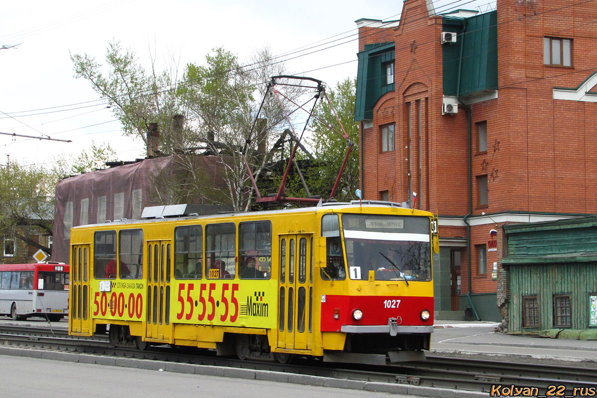 Барнаул, Tatra T6B5SU № 1027